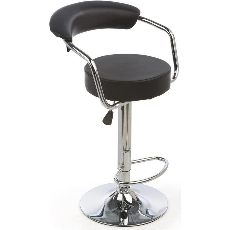 Gas lift bar stool with backrest sale