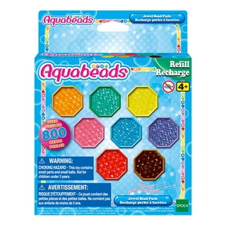 KACAGA Water Fuse Beads Refill Pack 1000 Red Beads Creative Magic Water Sticky Beads Art Crafts Toys for Kids Beginners
