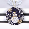 thumbnail image 6 of Christmas Craft Pendant Mysterious Navy Blue and Gold Acrylic Decoration for Home Car and Holiday Art Displays, 6 of 8