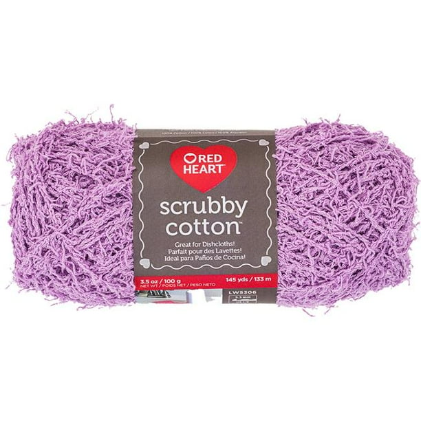 Red Heart Scrubby Cotton YarnLavender