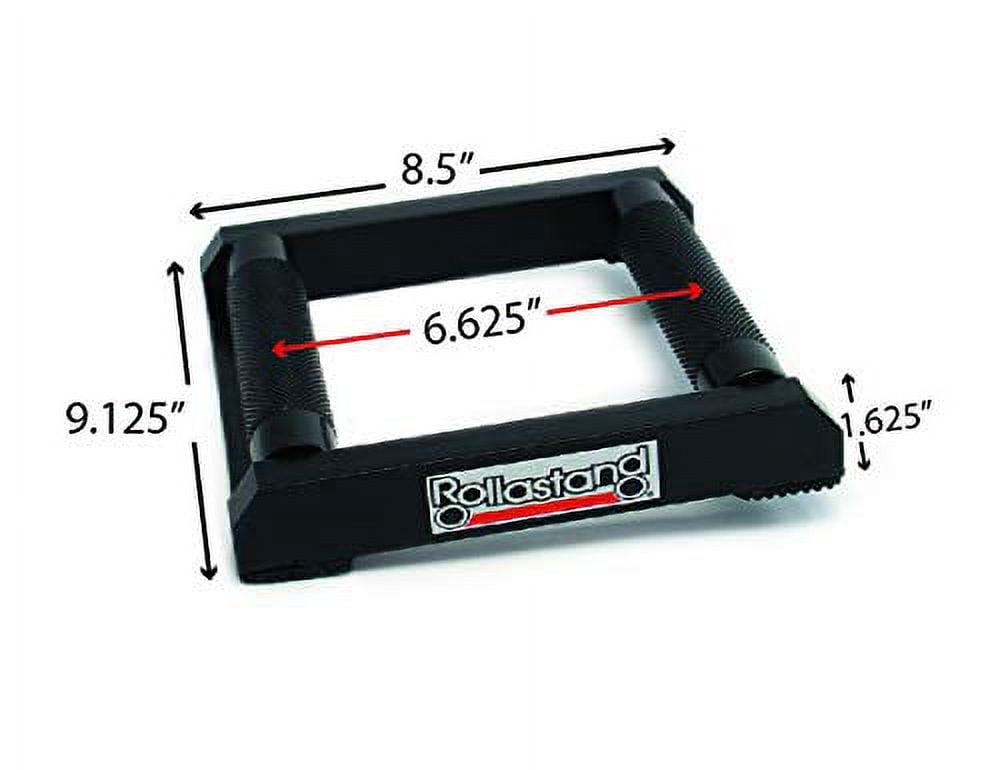 Rollastand Hardline Para Cruisers Y Harley - Soporte Para Limpiar Ruedas, Fácil De Usar, Acabado En Polvo Negro
