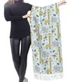 thumbnail image 4 of Shawl Wraps for Women - giraffe monkey_A Oversized Fall Winter Fashion Blanket Scarf for Women, 4 of 6