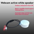 thumbnail image 2 of White Waterproof Mini Speaker Waterproof Mini Amplifier Microphone Speaker High Way Audio for Outdoor, 2 of 5