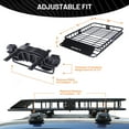 thumbnail image 6 of Roof Rack, 51 x 36 Inch Rooftop Cargo Carrier, 200LBS Weight Capacity Heavy Duty Roof Rack Basket for SUV and Pick (Cargo Rack), 6 of 7