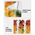 thumbnail image 5 of Swag Curtains, Tropical Fruit Orange Pineapple Rod Pocket Kitchen Curtains Valances Tier Curtains Swag Valance Curtains for Bedroom Living Room 36" x 63", 2 Panels, 5 of 6