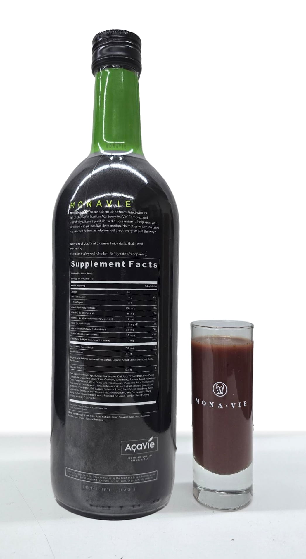Monavie Active 1 Case | 4 Bottles | 25.3 fl oz each