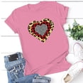 thumbnail image 2 of Pompotops T-Shirt Décontracté à Manches Courtes Col Rond Ample pour Femmes, 2 of 3