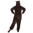 thumbnail image 3 of Brown Bear Plus Size Jumpsuit Costume, 3 of 4