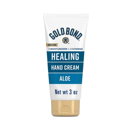 Gold Bond Healing Hand Cream, 3 oz., With Aloe, Moisture That Lasts Through Handwashing