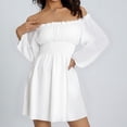 thumbnail image 2 of QHFBli Women Summer Graduation Romper Dress Plus Size Western Country Concert Outfits off the Shoulder Jumpsuit, 2 of 7