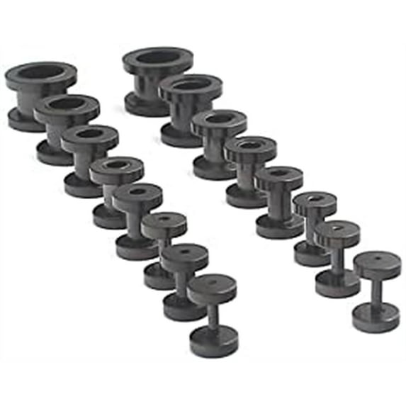 Briana Williams 16pcs Surgical Steel Screw Tunnel Gauge Ear Expander Stretching Kit Plugs Piercing