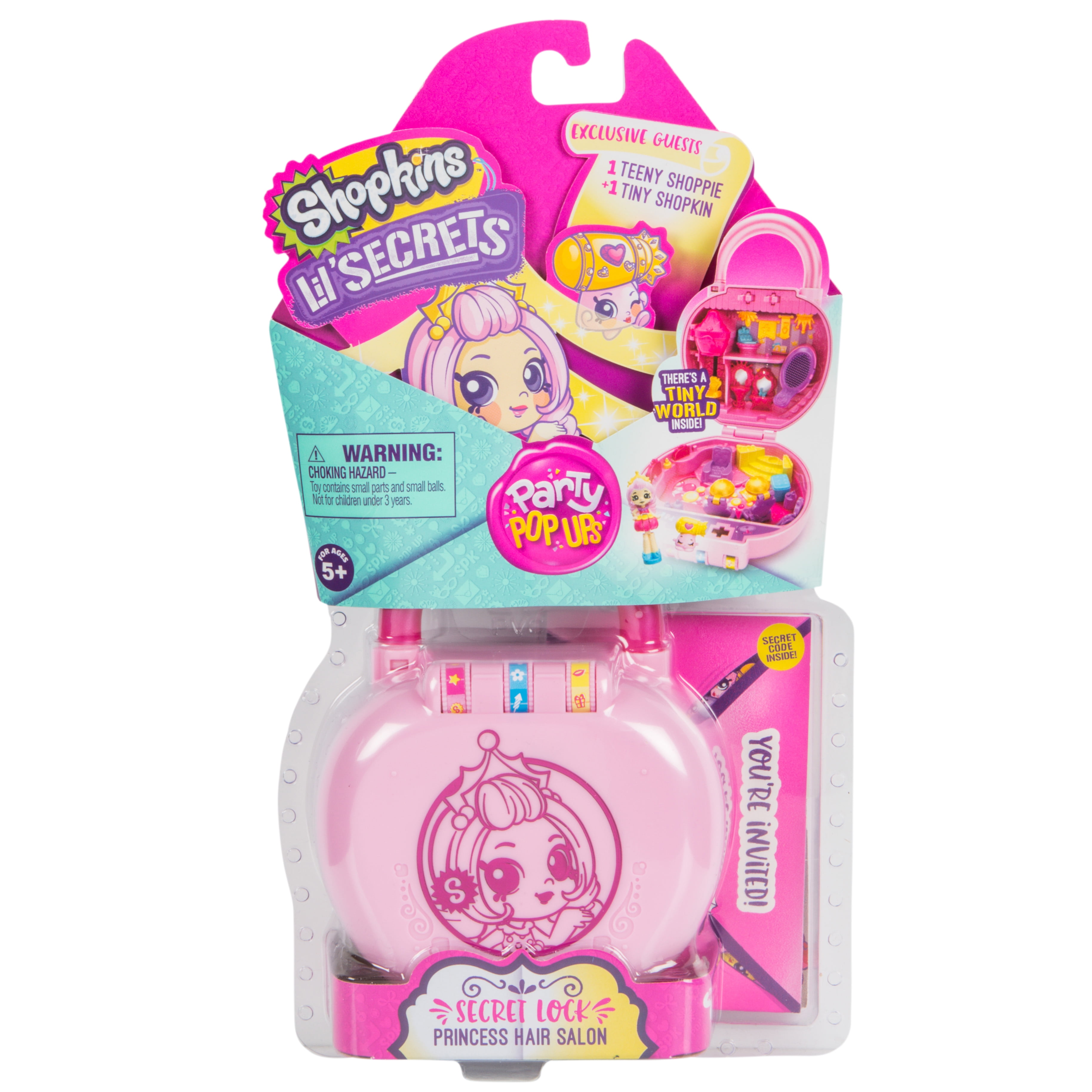 Shopkins Lil Secrets Secret Lock Playset Princess Hair Salon