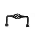 thumbnail image 5 of Renovators Supply Black Birdcage Cabinet Pull 5" L Wrought Iron handles Rust Resistant Decorative Pulls for Kitchen Drawer doors w/Screws Pack of 6, 5 of 8