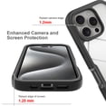 thumbnail image 2 of Allytechgroup Magsafe Compatible Phone Case for Apple iPhone 16 Pro, with Build in Screen Protector Clear Transparent Not-Yellowing Back Cover Case for Apple iPhone 16 Pro, Purple, 2 of 5