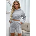thumbnail image 2 of Crop Hoodie and Shorts Set, 2 of 5