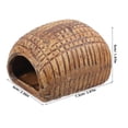 thumbnail image 2 of HONMEET Shrimp Tunnel Reptile Cave Ceramic Hiding Habitat Light Brown For Fish Breeding 1 Pcs, 2 of 6
