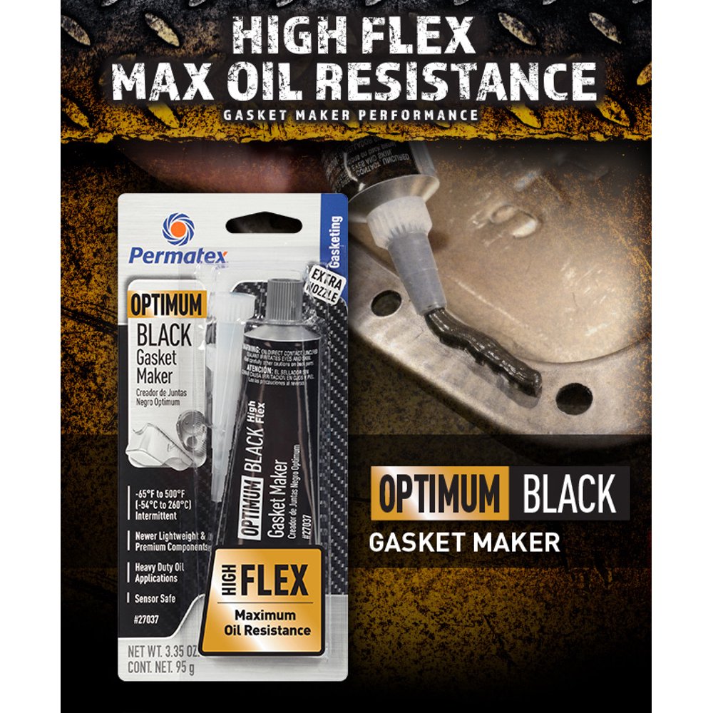 Permatex Optimum Black RTV Silicone Gasket Maker 3.35 oz, 1 Pack
