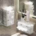 thumbnail image 3 of JLFNYA Tissue Box Covers, Kleenex Box Cover, Kleenex Holder, Tissue Box Wall Mounted, Kleenex Holder for Bathroom, Suitable for Toilet, Bathroom, Kitchen, Bedroom, Livingroom, Office, 3 of 8