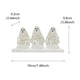 thumbnail image 3 of Fiudx Liquidación de ahorros de verano Candelabro de metal con forma de fantasma de Halloween, adorno de hierro, candelabro gótico para escritorio de hogar, 3 of 7