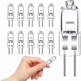 thumbnail image 1 of G4 Halogen Bulbs, 12v 20w Dimmable Halogen Pin Base Light, Track Lighting, Pack Of 12guazhuni, 1 of 4
