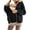 Black, variant on Womens Baby Carrier Hoodie Hands Free Babywearing Zipper Hoodie Fall Maternity Oversized Sweatshirt Warm Thick Newborn Carrying Pouch Fleece Jacket Postpartum Outfits for Women