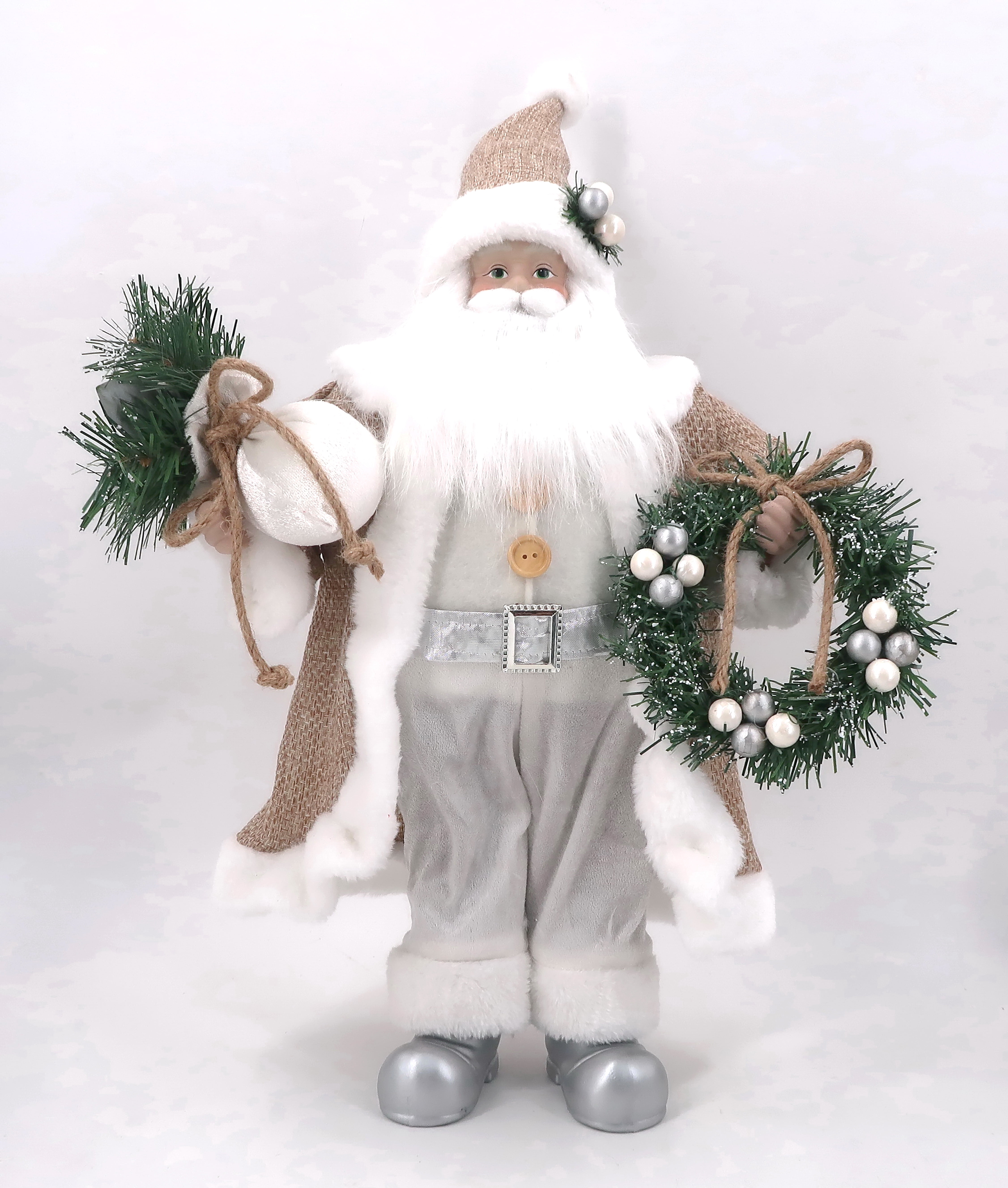 Holiday Time Standing Santa, 18 inch