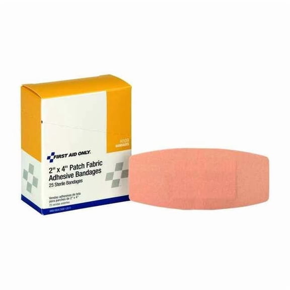 First Aid Only Elbow and Knee Bandage, Plastic, PK25 H109