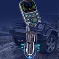thumbnail image 3 of Bluetooth-Compatible Car Kit Lighter Handsfree FM Transmitter AUX Audio Wireless MP3 Player PD QC3.0, 3 of 5