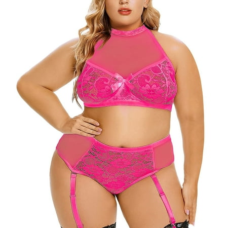 

CLZOUD Nighties for Women Set Lace Women Lace Lingerie Sleepwear Suit Sleepwear Lace Underwear Xxxxl