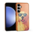 thumbnail image 2 of FKBRCL4U Compatible with Samsung Galaxy S24 Case Cartoon Cute Sunglasses Golden Retriever Pattern for Girl Full Body Design Soft Silicone Drop Shock Scratch Protection, 2 of 7