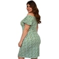 thumbnail image 3 of Vestido Roman Fashion Extra 4280 Azul Floreado Talla 38, 3 of 6
