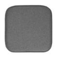 thumbnail image 3 of Charlotte Jacquard Cover Memory Foam Chair Pads 2 Pack Gray, 3 of 6