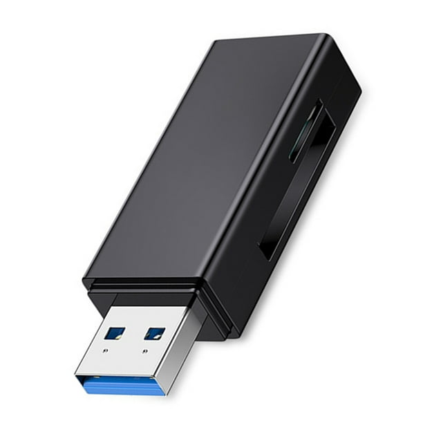 Lecteur de carte SD USB 3.0, lecteur de carte mémoire de type USB,  adaptateur OTG pour carte SDXC, SDHC, SD, MMC, RS-MMC, Micro SDXC, Micro SD,  Micro SDHC 