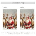 thumbnail image 3 of Christmas Santa Claus and Deers Garden Flag 12X18 Double Sided Yard Flags for Outside Outdoor All Seasonal Decoration, 3 of 6