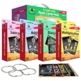 thumbnail image 1 of Juego de 4 tarjetas flash de matemáticas Star Right - Tarjetas didácticas de matemáticas Suma Resta División de multiplicación con 4 anillos - 208 tarjetas para niños de 6 años en adelante - Tarjetas, 1 of 5