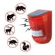 thumbnail image 5 of Bewildely Cuerpo de luz de alarma Inducción Luces de advertencia de alto nivel de decibelios Protección contra robo Expulsor solar Hogar Bosques Huertas Iluminación y accesorios Bewildely HA073588-00, 5 of 6