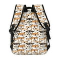 thumbnail image 4 of Easygdp Shiba Inu Dog Mochila Ergonómica Versátil para Laptop - Múltiples Bolsillos, Correas Ajustables, Unisex para Escuela, Viajes y Actividades al Aire Libre-One Size, 4 of 5