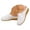 1-White, variant on Women's Closed Toe Clogs Cut Out Comfortable Slip on Mules with Arch Support Wedge Walking Sandals Backless Casual Dressy Slides (Black,7)