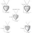 thumbnail image 5 of Huanledash Photo Necklace Romantic Love Photo Frames Memorial Locket Necklace Women Jewelry, 5 of 7