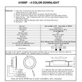 thumbnail image 3 of Scandvik 41559P LED 4" Flush Mount Ceiling Light, 4-Color, 3 of 3