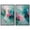 Black Frame, variant on Soft Swirls Duo Canvas Print Sunset Pink Wall Decor Set by Art Remedy, Gallery Wrapped, 36 x 54
