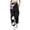 Black-a, variant on Halloween Trousers Pants For Women Stretch Athleisure Print Lace Up Bat Cartoon Sweatpants Winter Relaxation Lounge Pants Casual Trouser