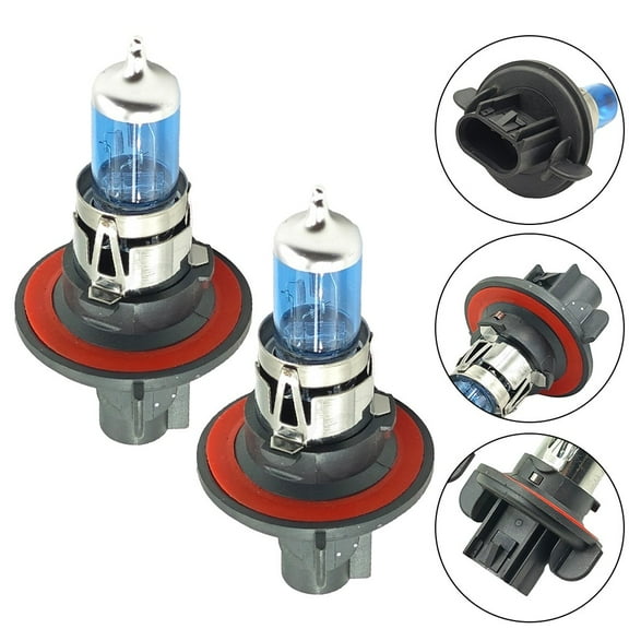 DAMIFU H13 9008 Halogen Bulbs for Both High Low Beam Applications Bright Output