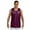 MAROON/WHITE, variant on Men's Reversible Odor Resistant Mesh Performance Tank, Style NF1270