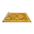 thumbnail image 2 of Ahgly Company Machine Washable Indoor Rectangle Geometric Yellow Traditional Area Rugs, 5' x 8', 2 of 4