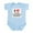 Sky Blue, variant on CafePress - Taco Flavored Kisses Infant Creeper - Baby Light Bodysuit, Size Newborn - 24 Months