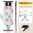 thumbnail image 3 of KDJ HOME Slieton Extra Large Adjustable Ironing Board with Hang Rail & Iron Rest, Floral Cover, 64x20x38, 3 of 8