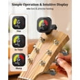thumbnail image 4 of Afinador de Guitarra Clip Recargable New Bee con Pantalla a Color, 4 of 8