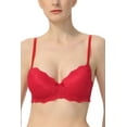 thumbnail image 1 of phistic Women Lace Overlay Padded Underwire Bra (Regular & Plus Size 34A- 40D), 1 of 4