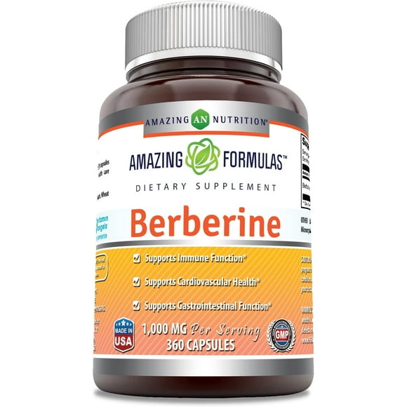 Amazing Formulsa Berbérine Plus 500 mg Gélules 360 Numération